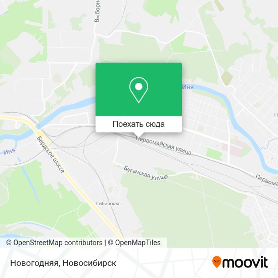 Карта Новогодняя