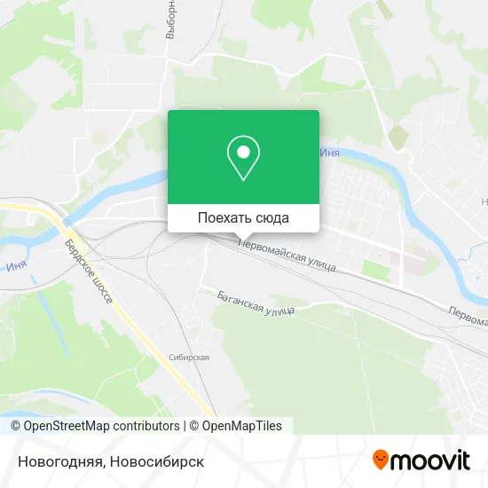 Карта Новогодняя