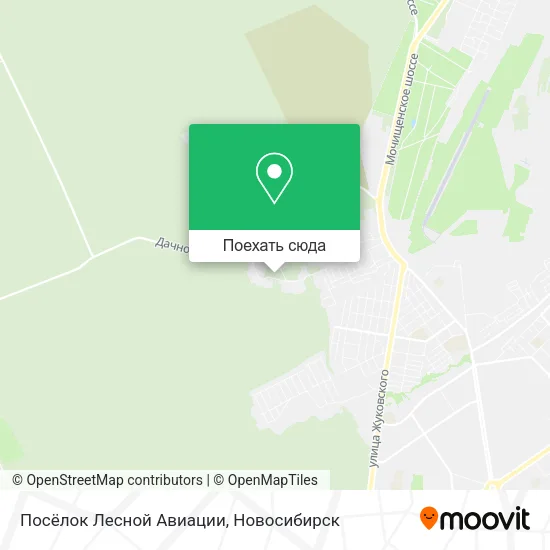 Карта Посёлок Лесной Авиации