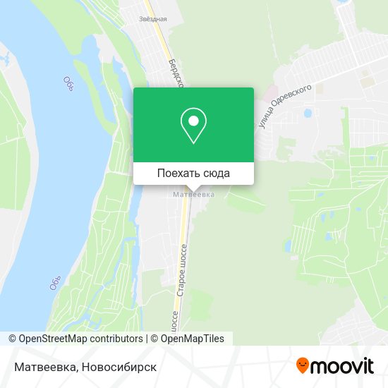 Карта Матвеевка