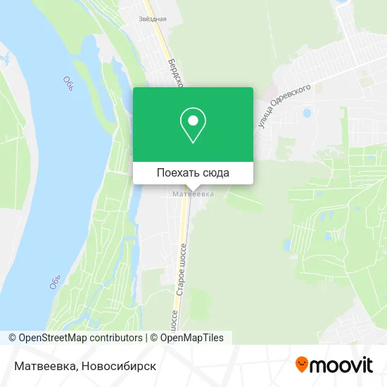 Карта Матвеевка