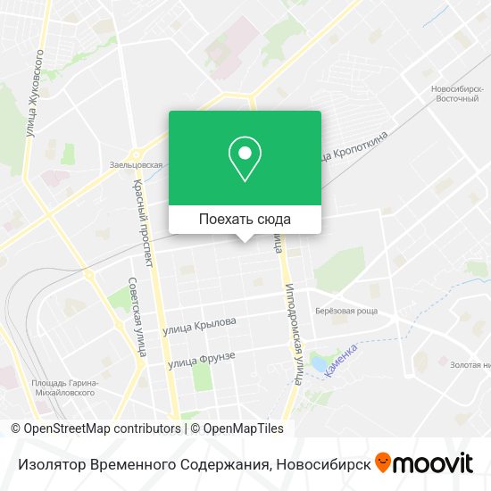Карта Изолятор Временного Содержания