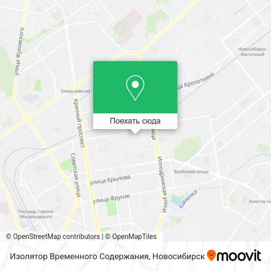 Карта Изолятор Временного Содержания