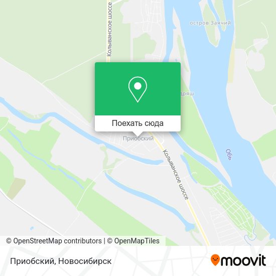 Карта Приобский