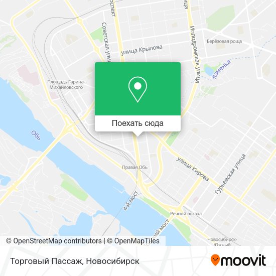 Карта Торговый Пассаж