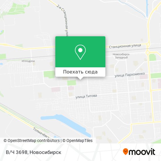 Карта В/Ч 3698