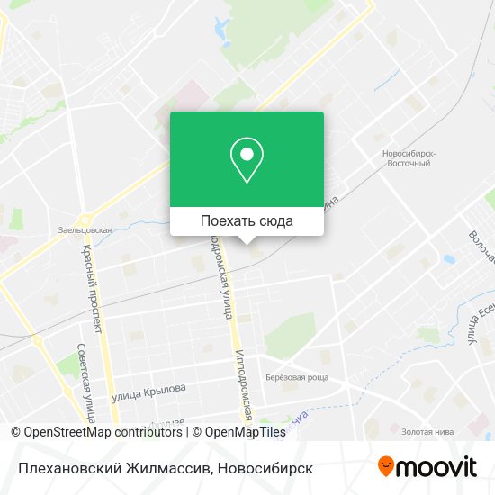 Карта Плехановский Жилмассив