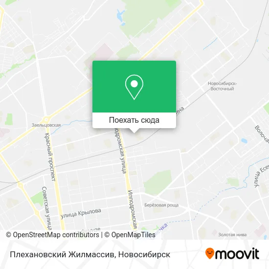 Карта Плехановский Жилмассив