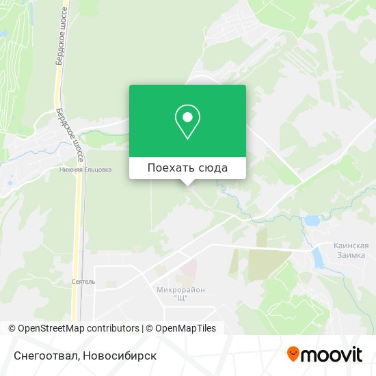 Карта Снегоотвал