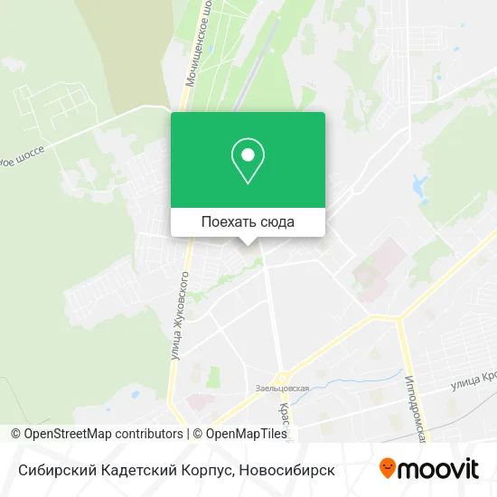 Карта Сибирский Кадетский Корпус