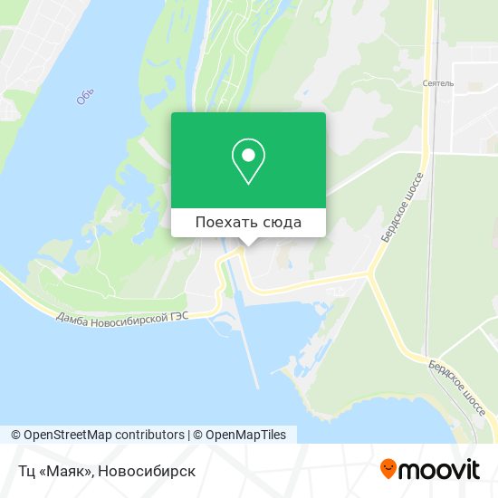 Карта Тц «Маяк»