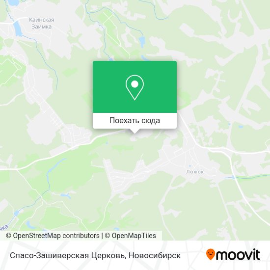 Карта Спасо-Зашиверская Церковь