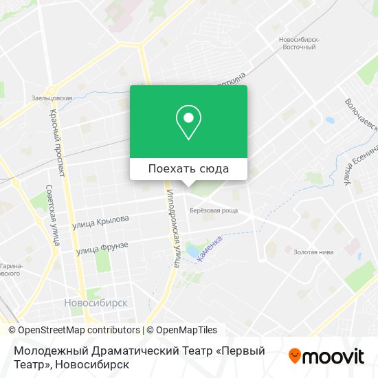 Карта Молодежный Драматический Театр «Первый Театр»