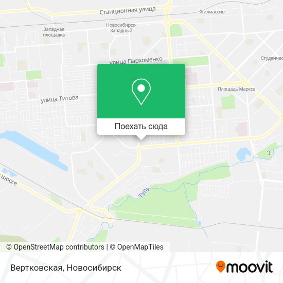 Карта Вертковская