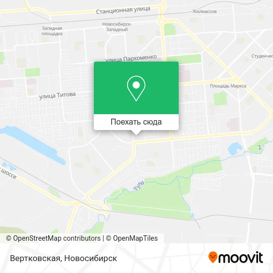 Карта Вертковская