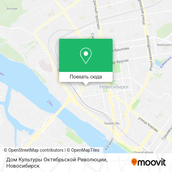 Карта Дом Культуры Октябрьской Революции