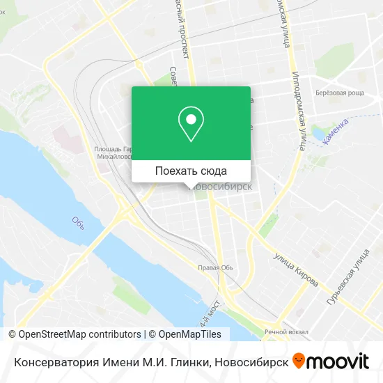 Карта Консерватория Имени М.И. Глинки