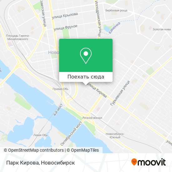 Карта Парк Кирова