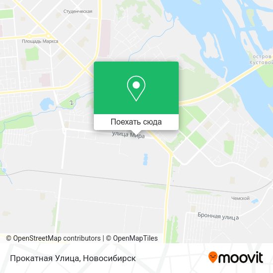 Карта Прокатная Улица