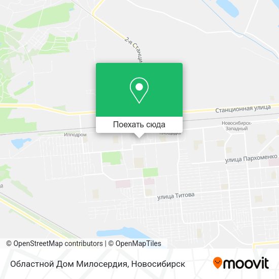 Карта Областной Дом Милосердия