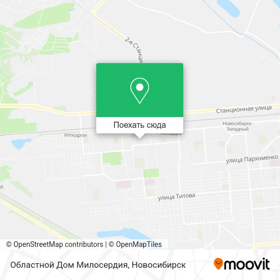 Карта Областной Дом Милосердия