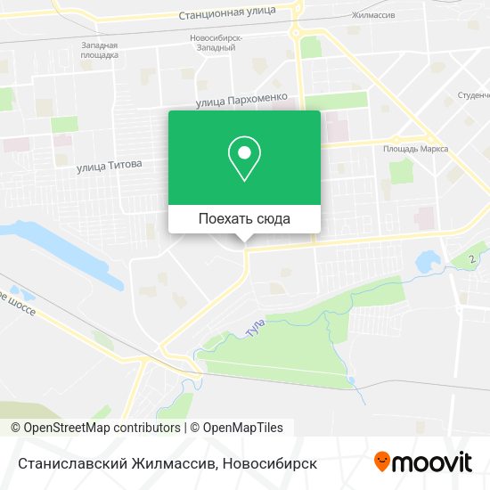 Карта Станиславский Жилмассив