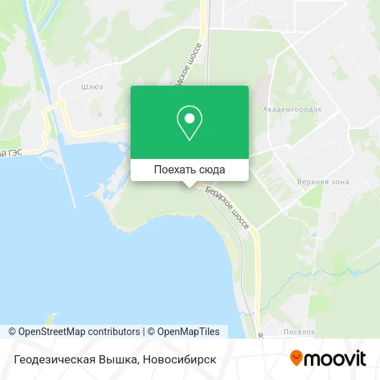 Карта Геодезическая Вышка