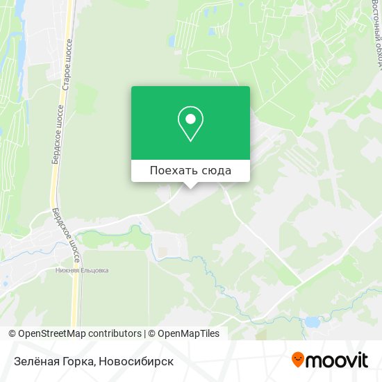 Карта Зелёная Горка