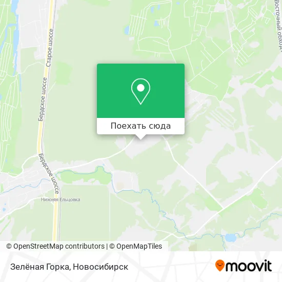 Карта Зелёная Горка