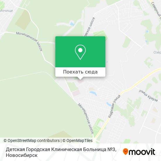 Карта Детская Городская Клиническая Больница №3