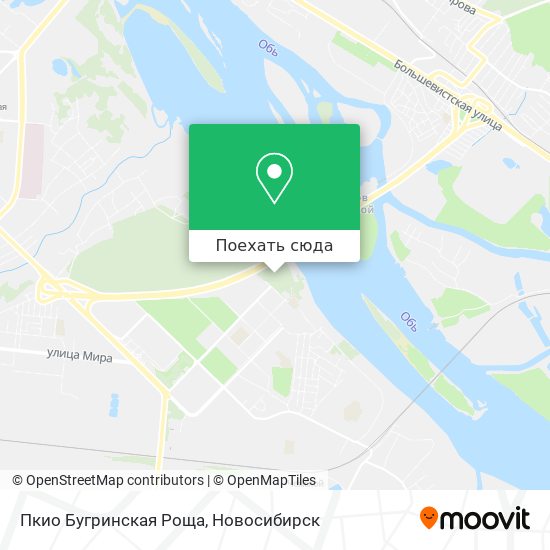 Карта Пкио Бугринская Роща