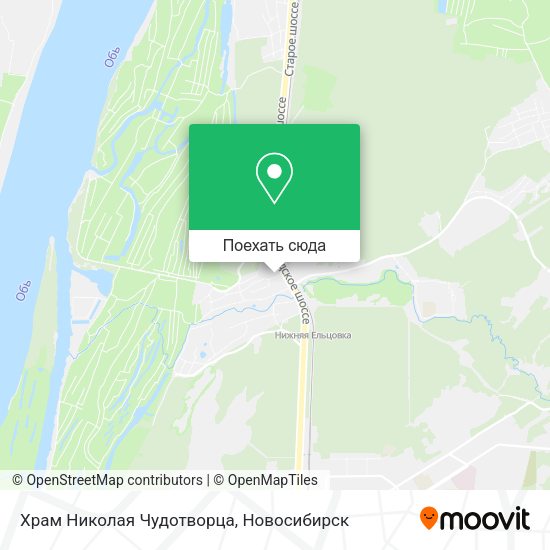 Карта Храм Николая Чудотворца