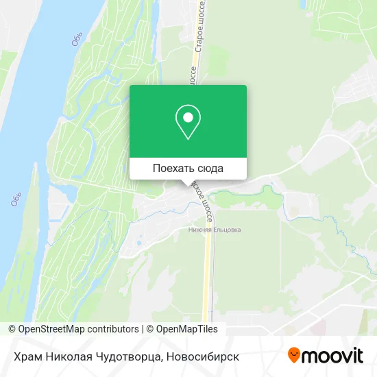 Карта Храм Николая Чудотворца