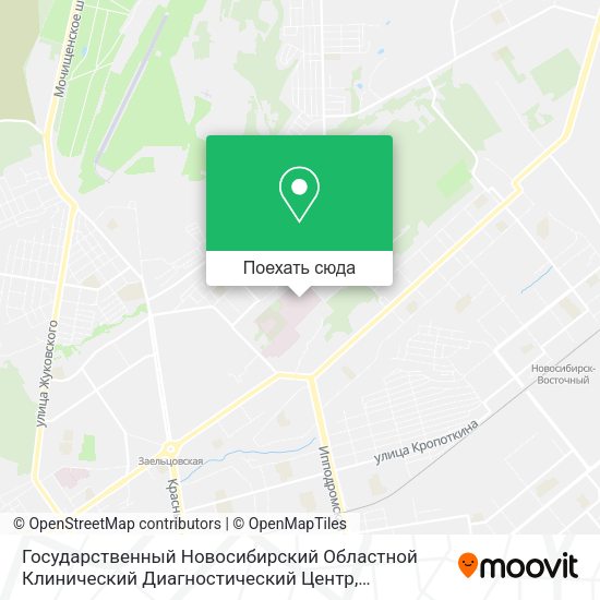 Карта Государственный Новосибирский Областной Клинический Диагностический Центр