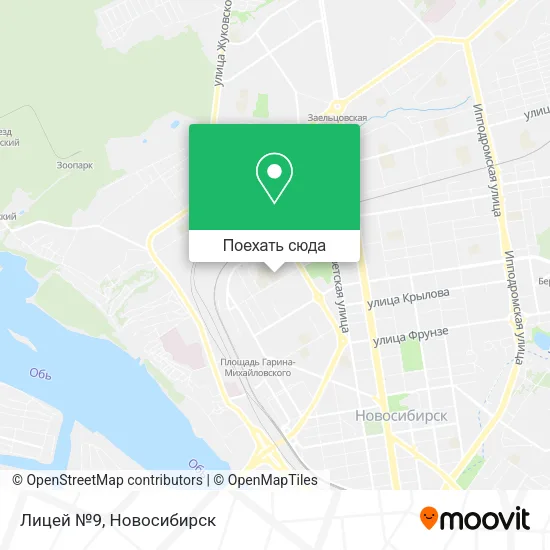 Карта Лицей №9