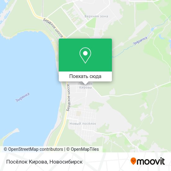Карта Посёлок Кирова
