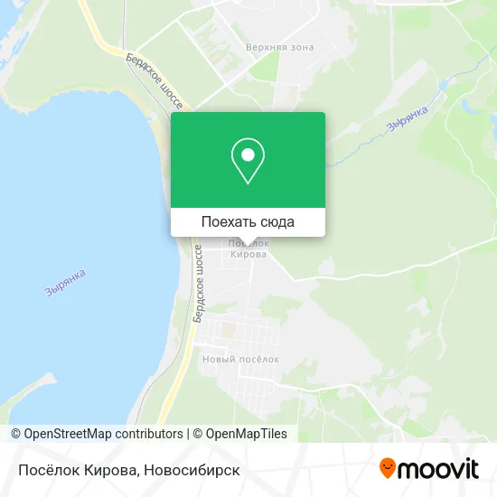 Карта Посёлок Кирова