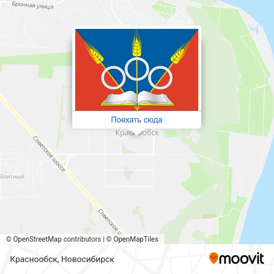 Карта Краснообск