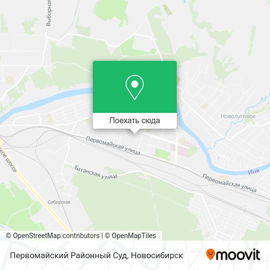 Карта Первомайский Районный Суд