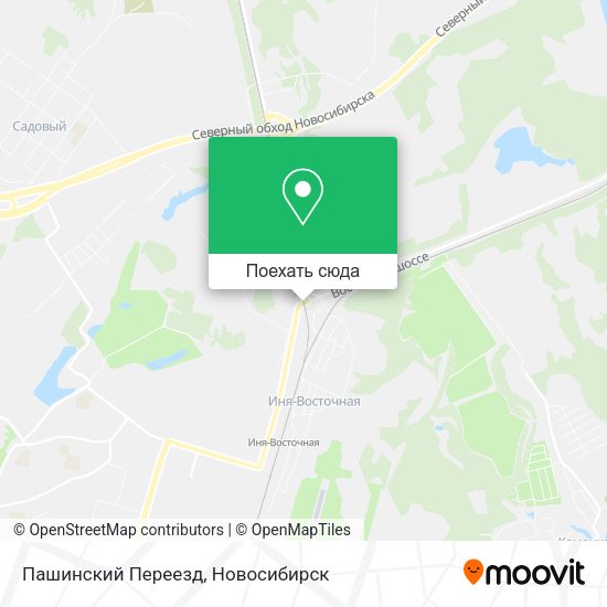 Карта Пашинский Переезд