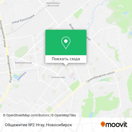 Карта Общежитие №2 Нгау