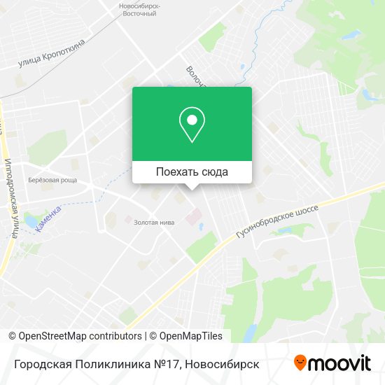 Карта Городская Поликлиника №17