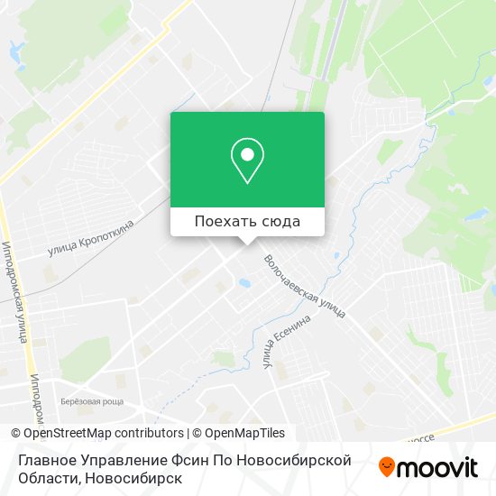 Карта Главное Управление Фсин По Новосибирской Области