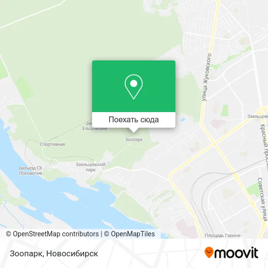 Карта Зоопарк