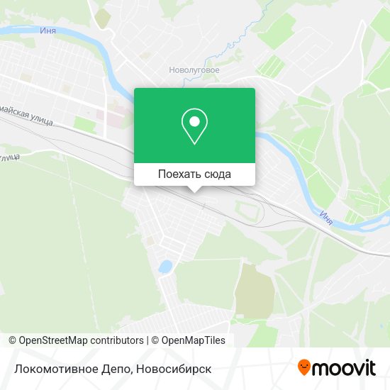Карта Локомотивное Депо
