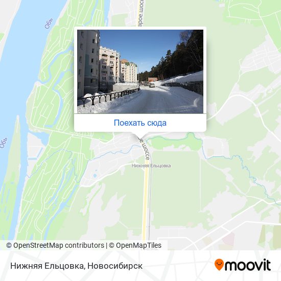 Нижняя ельцовка новосибирск карта