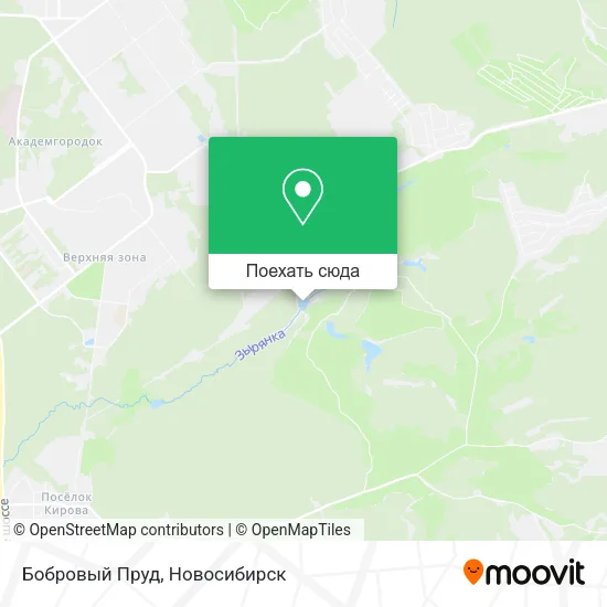 Карта Бобровый Пруд