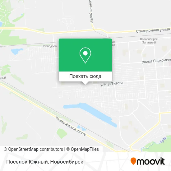 Карта Поселок Южный