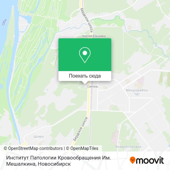 Карта Институт Патологии Кровообращения Им. Мешалкина