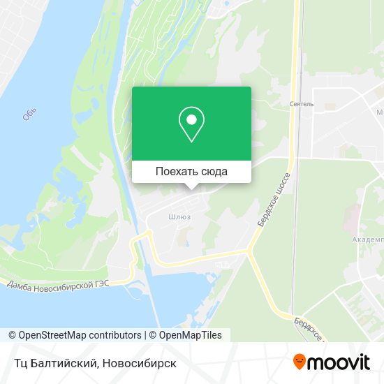 Карта Тц Балтийский